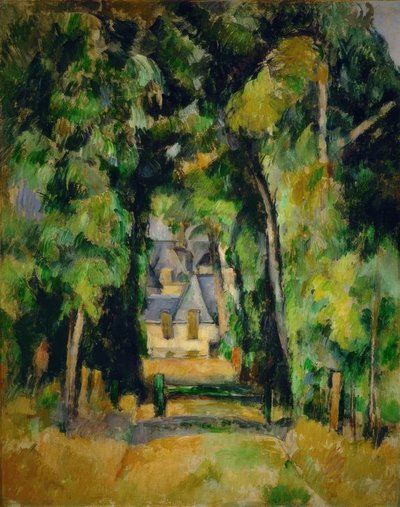 Allee in Chantilly von Paul Cézanne